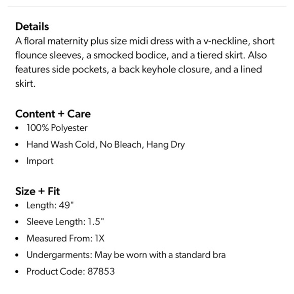 NWT Pinkblush Maternity Dress - Picture 8 of 15